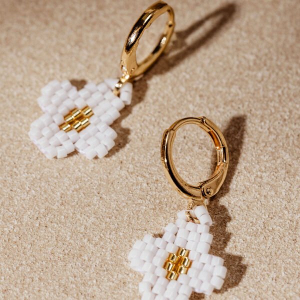 Hazel  Huggie Hoop Earrings