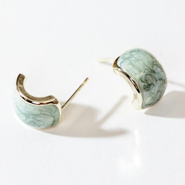 Ripple Huggie Earrings